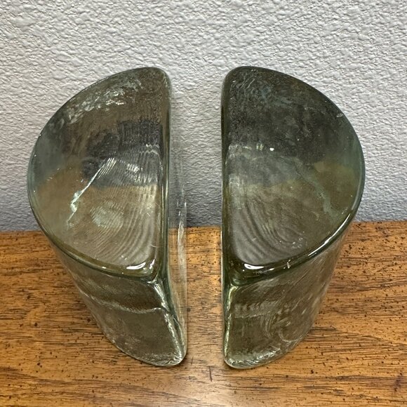Mid-Century Modern Blenko Glass Bookends  (Set of 2) - Picture 5 of 16
